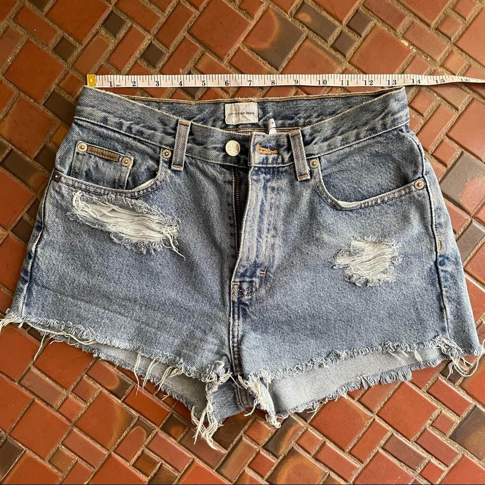 Vintage Calvin Klein cut off shorts